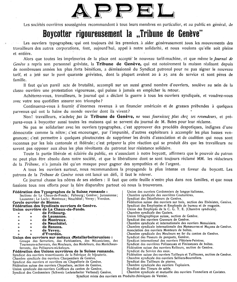 Économie  Tribune de Genève